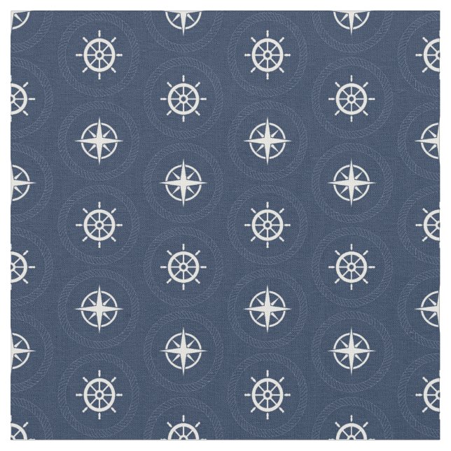 Tissu Motif maritime d'outil (Fermer)