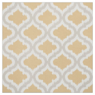 Tissu motif marocain chic neutre ikat