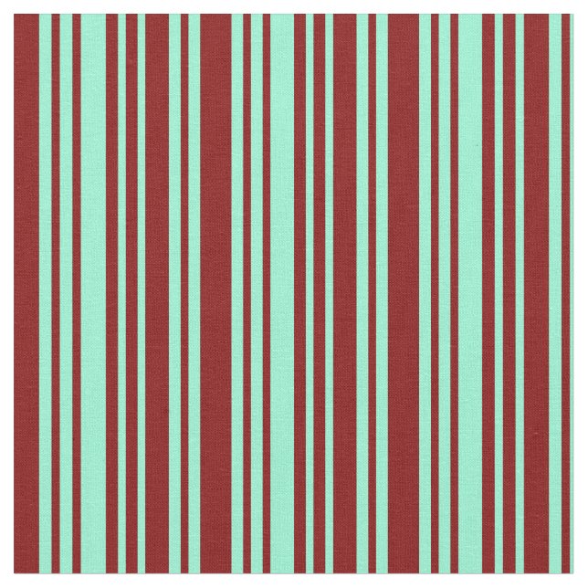 Tissu Motif Maroon et Aquamarine (Fermer)