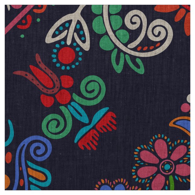 Tissu motif Matyo (Échantillon)