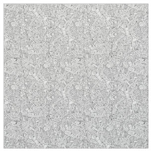 Tissu Motif Médicale de B&W