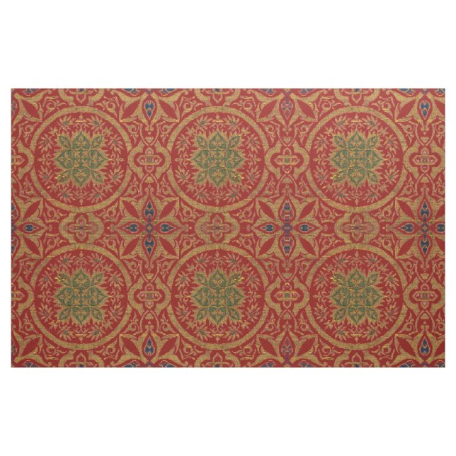 Tissu Motif médiéval d'Espagne (Fat Quarter)