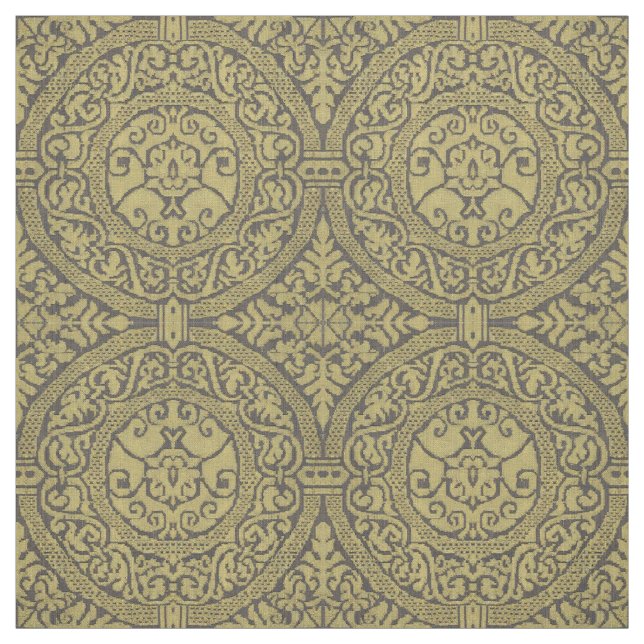 Tissu Motif médiéval du 16e siècle (Échantillon)