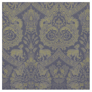 Tissu Motif médiéval du XIIIe siècle