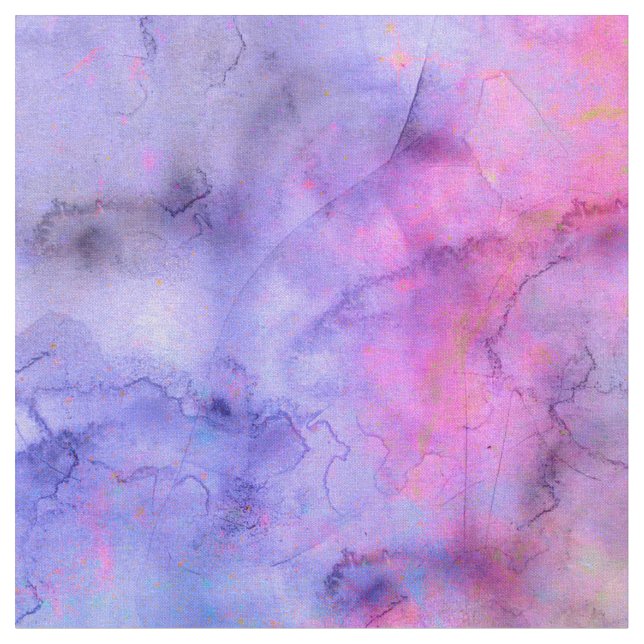 Tissu Motif mélangé pourpre rose coloré d'aquarelle (Fermer)