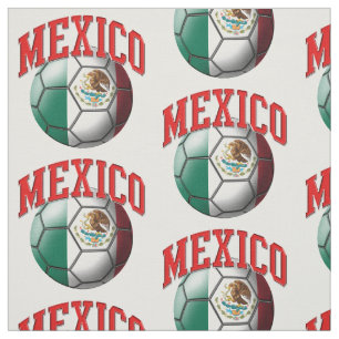 Tissu Motif mexicain de football