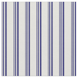Tissu Motif Midnight Blue and Light Yellow Lines