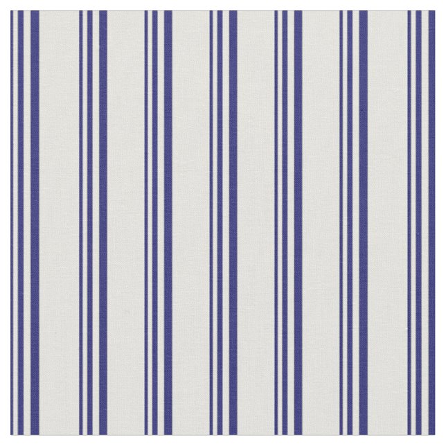 Tissu Motif Midnight Blue and Light Yellow Lines (Fermer)