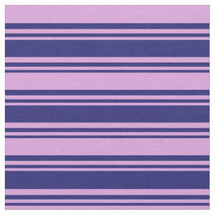Tissu Motif Midnight Blue & Plum Lines