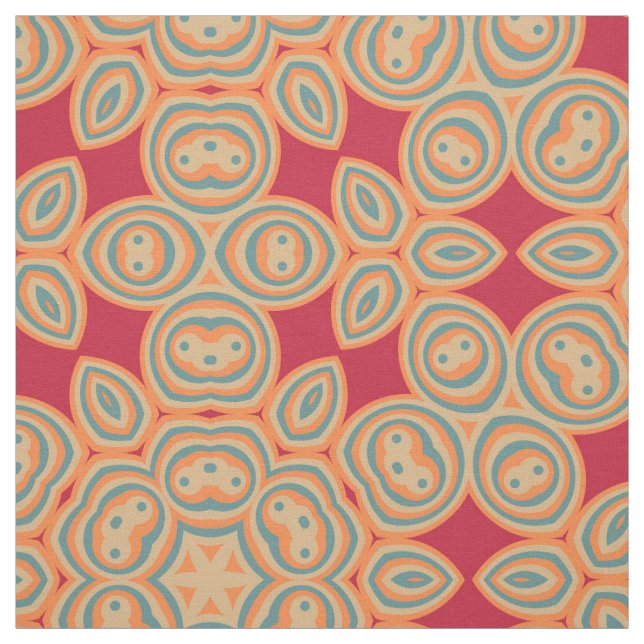 Tissu Motif moderne géométrique rétro #11 (Échantillon)