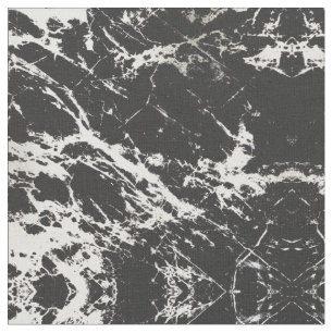 Tissu Motif moderne unique en marbre noir blanc marbre p