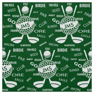 Tissu Motif monogramme pour Golfer