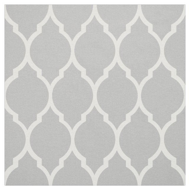 Tissu : Motif morrocan gris (Échantillon)