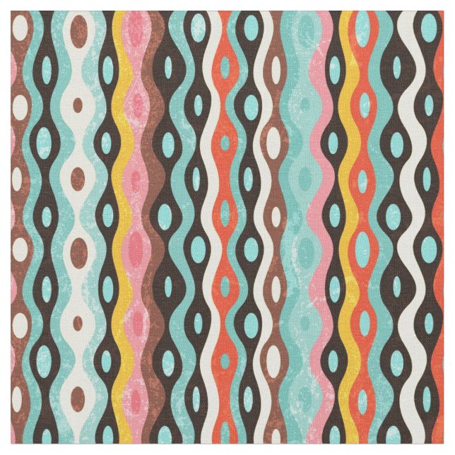 Tissu Motif multicolore abstrait (Fermer)