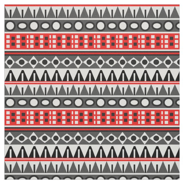 Tissu Motif natif Aztec (Échantillon)