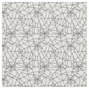 Tissu Motif noir de toiles d'araignée sur l'arrière -