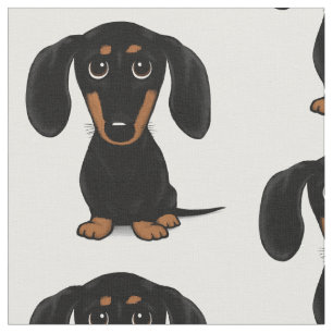 Tissu Motif noir et bronzage aux cheveux courts mignon