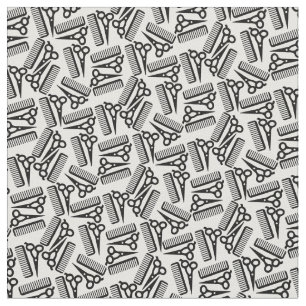 Tissu Motif noir scintille la liste des coiffeurs