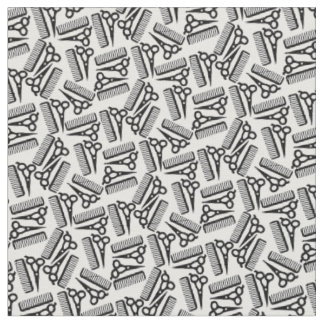 Tissu Motif noir scintille la liste des coiffeurs