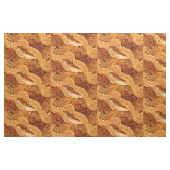Tissu Motif noyer burled faux bois  (Yard)