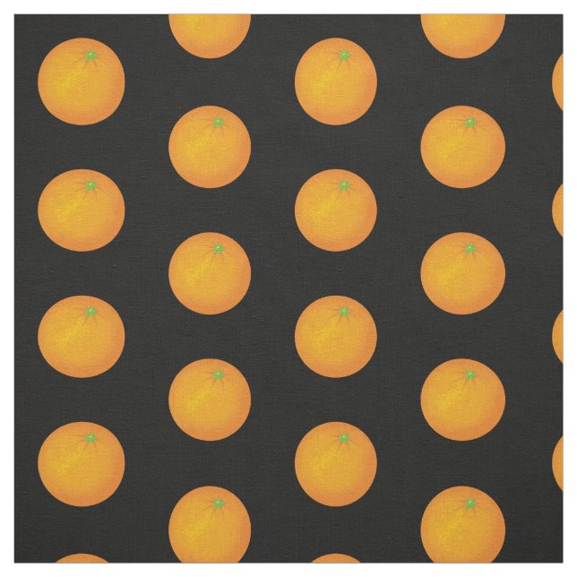 Tissu Motif orange (Échantillon)