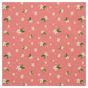 Tissu Motif Orange Blossom