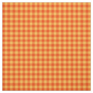 Tissu Motif orange et jaune de souci de contrôle de