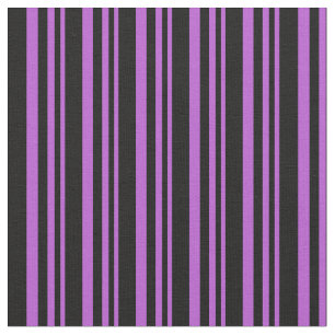 Tissu Motif Orchid & Black Lines