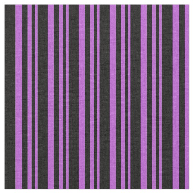 Tissu Motif Orchid & Black Lines (Fermer)