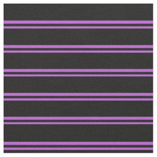 Tissu Motif Orchid & Black Lines