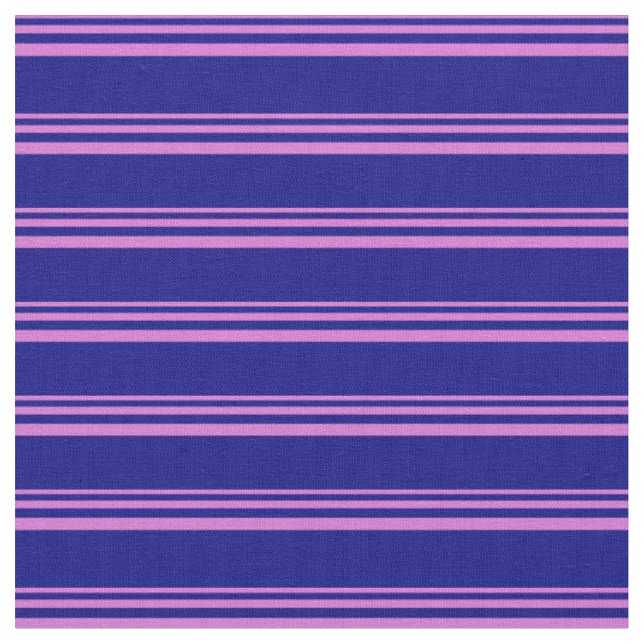 Tissu Motif Orchid et Blue Lines (Fermer)
