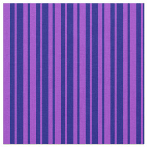Tissu Motif Orchidée foncée et lignes bleues