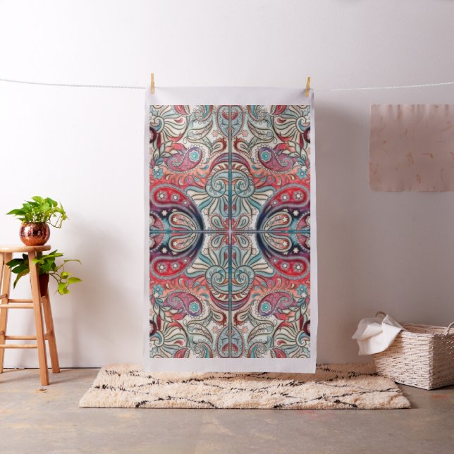 Tissu Motif oriental II d'aquarelle + vos idées (In Situ)