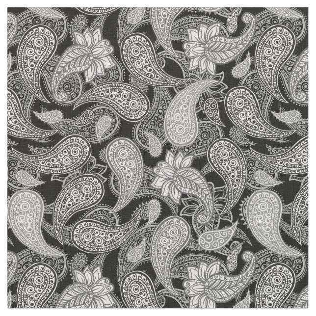Tissu Motif Paisley (Fermer)