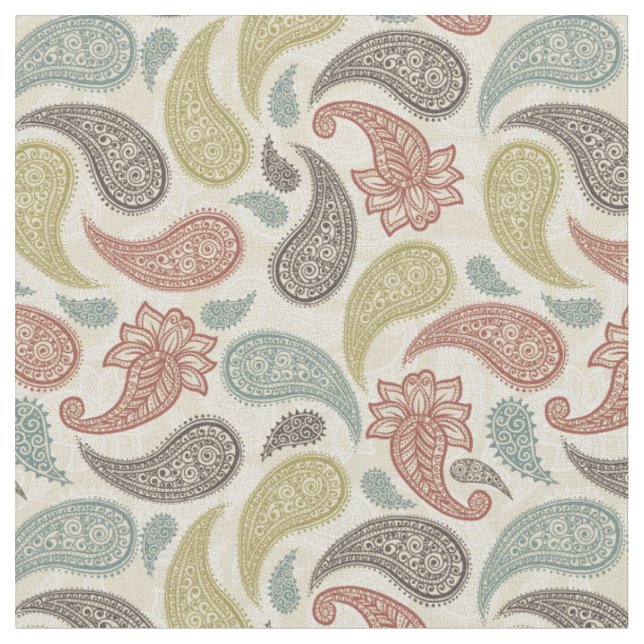 Tissu Motif Paisley (Fermer)