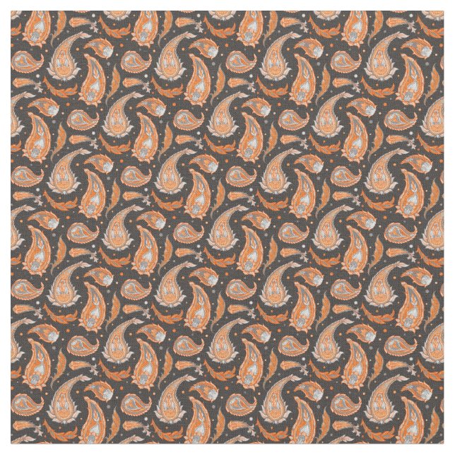 Tissu Motif Paisley (Fermer)