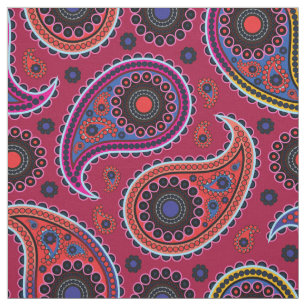 Tissu Motif Paisley, Persian Paisley, Oriental Paisley