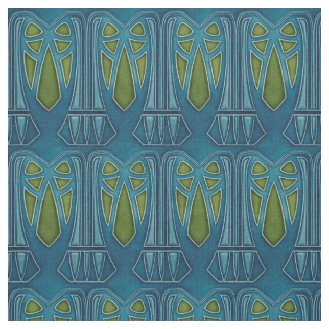 Tissu - motif palmier (Échantillon)