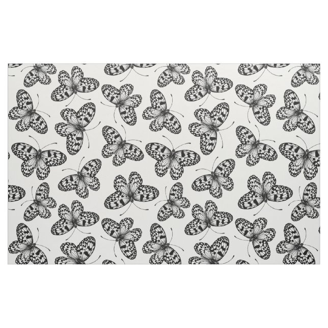 Tissu Motif papillon en papier (Fat Quarter)