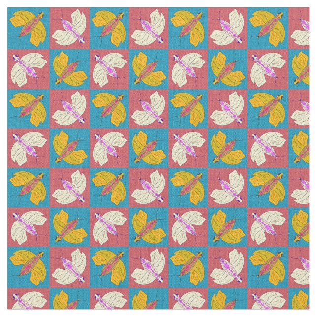 Tissu Motif papillon mignon (Fermer)