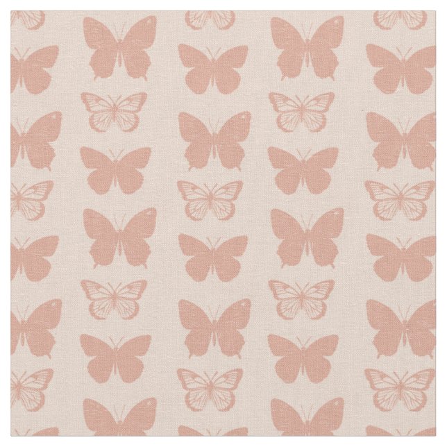Tissu Motif papillon pastel (Fermer)