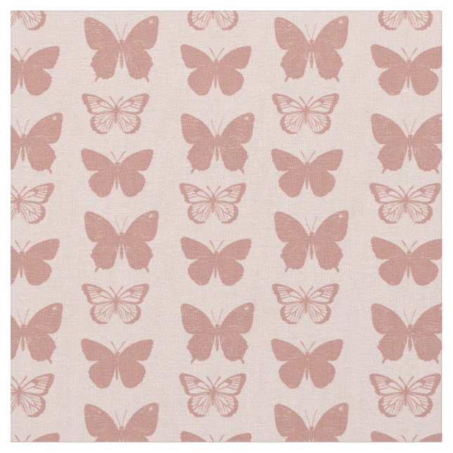 Tissu Motif papillon pastel (Fermer)