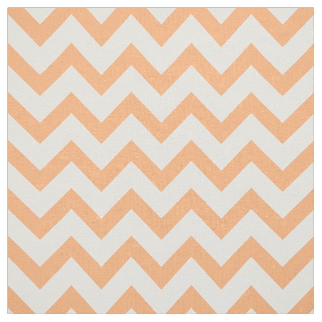 Tissu Motif pastel orange chevron (Échantillon)