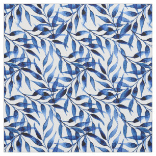 Tissu Motif peint à la main d'encre d'aquarelle