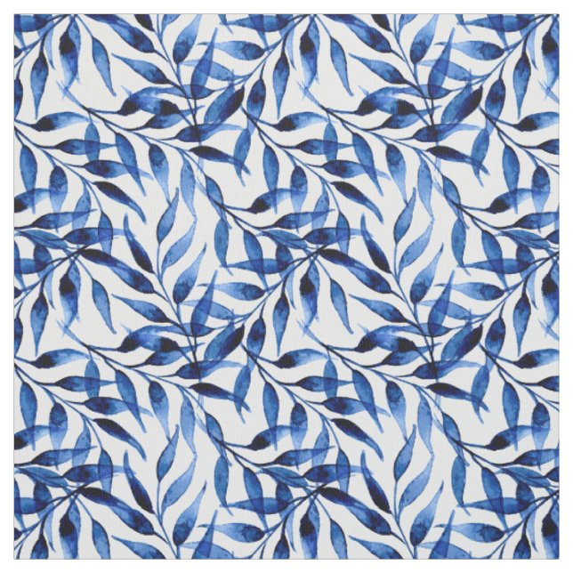 Tissu Motif peint à la main d'encre d'aquarelle (Échantillon)
