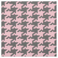 Motif Pink Et Grey Pied De Poule