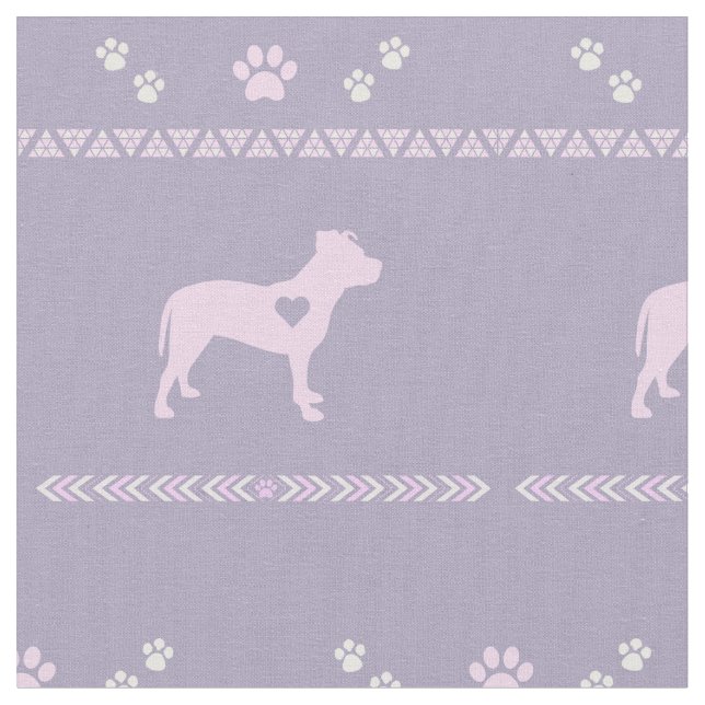 Tissu motif pitty pourpre (Fermer)