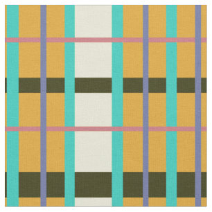 Tissu Motif Plaid Metro Sunrise