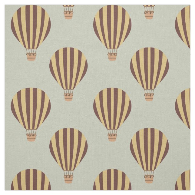 Tissu motif pointillé à montgolfière (Échantillon)