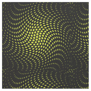 Tissu Motif Pois Acid Green Twist